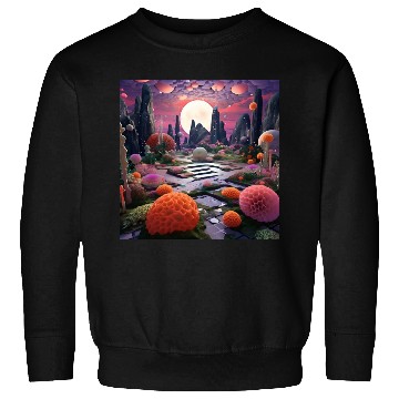 Discover Visually Pleasing Moonlight Coral [Surreal Aesthet Sweatshirts