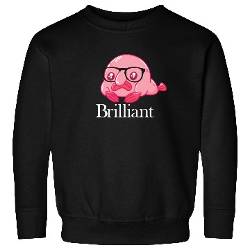 Discover Brilliant Blobfish Nerd Geek Smart Blobfish Sweatshirts
