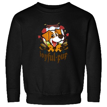 Discover joyful pup Sweatshirts