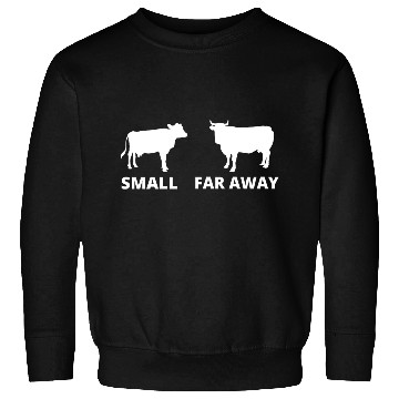 Discover Small Cow Far Away Sweatshirts Funny Father Ted Dougal