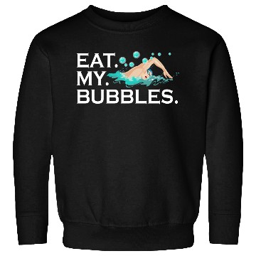 Discover Eat My Bubbles Swim Sweatshirts