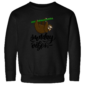 Discover Sunday Vibes Sloth Sweatshirts