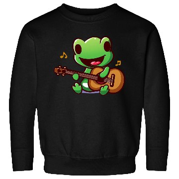 Discover Grooving Frog guitarist Sweatshirts
