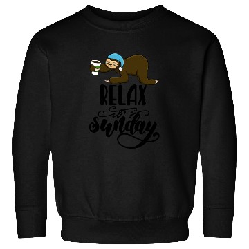 Discover Relax It's Sunday Sloth Sweatshirts