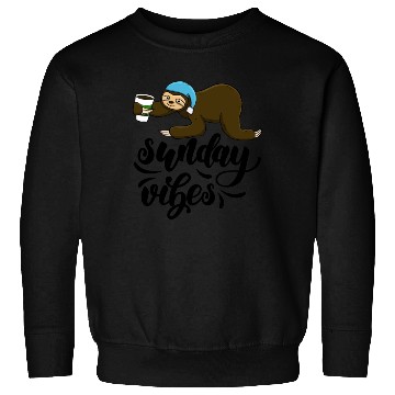 Discover Sunday Vibes Sloth Sweatshirts