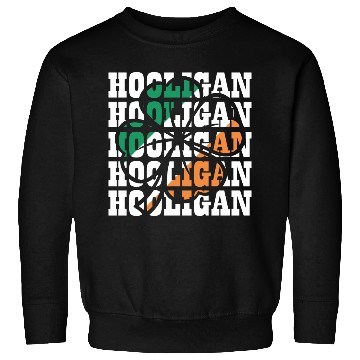 Discover Hooligan Irish Flag Clover Leaf Sweatshirts