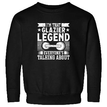 Discover Glazier worker legend glassworker window install Sweatshirts
