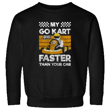 Discover Go-Kart Kart Track Racing Sweatshirts