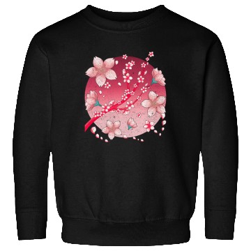 Discover Japanese culture sakura gift cherry blossoms Sweatshirts