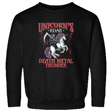 Discover Goth Rock Satan Unicorn Festivals Death Metal Sweatshirts