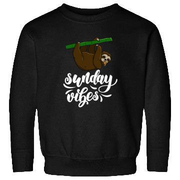 Discover Sunday Vibes Sloth Sweatshirts
