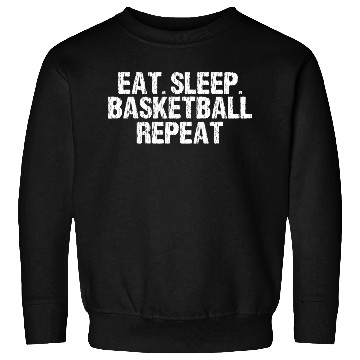 Discover Eat sleep Basketball repeat retro hippie Sweatshirts