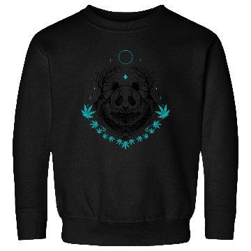 Discover Panda tattoo with bamboo Sweatshirts