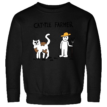 Discover Cattle Cat Farmer Sweatshirts