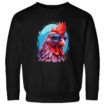 Discover Funny chicken with sunglasses Sweatshirts
