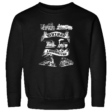 Discover Locomotive Steam Engine Train Sweatshirts