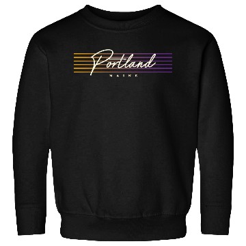 Discover Portland Nostalgic Style Maine Sweatshirts