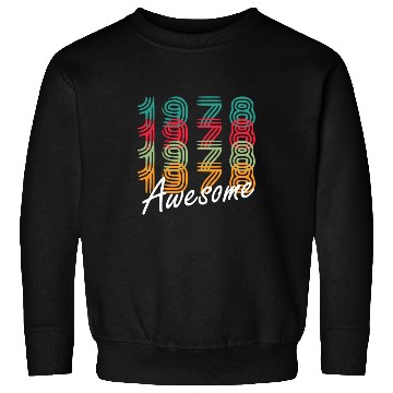 Discover 1978 Vintage Year Retro Birthday Gift Sweatshirts