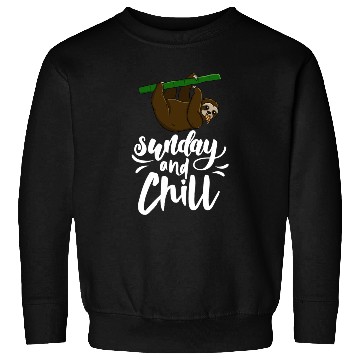 Discover Sunday & Chill Sloth Sweatshirts