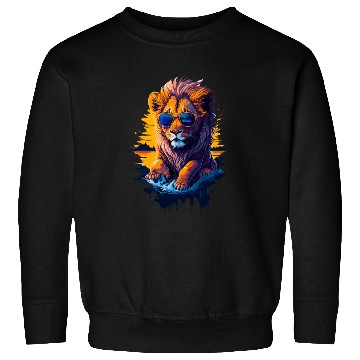 Discover Cute baby lion Sweatshirts