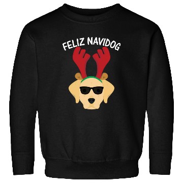 Discover Feliz Navidog Navidad Labrador Retriever Sweatshirts