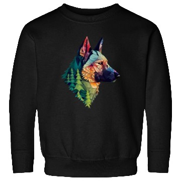 Discover German Shepherd Forest Sweatshirts
