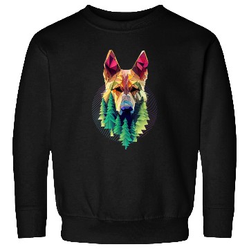 Discover German Shepherd Forest Sweatshirts