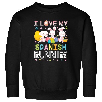 Discover Color Flower Easter Eggs Happy Me I Love My Sweatshirts