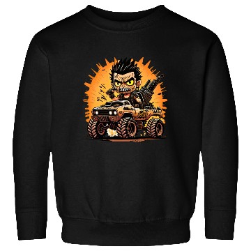 Discover Crazy post apocalyptic boy Sweatshirts