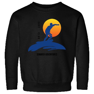 Discover Summer Adventures Surf Club Sweatshirts