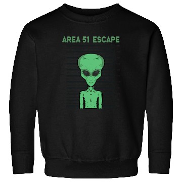 Discover Storm Area 51 Funny Alien Escape Sweatshirts