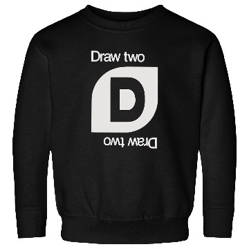 Discover Uno Draw Two Card Sweatshirts