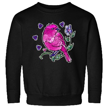 Discover Fuchsia Pink Bird Sweatshirts