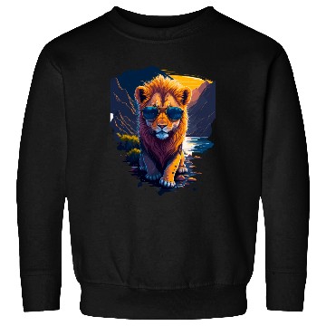 Discover Cute baby lion Sweatshirts