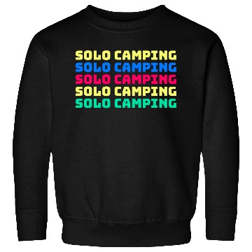 Discover Solo Camping Sweatshirts