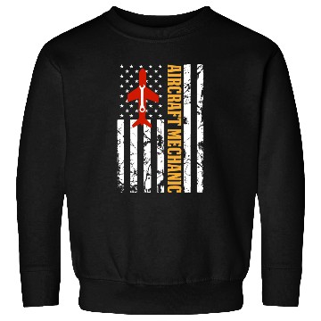 Discover AIRCRAFT MECHANIC USA FLAG Sweatshirts