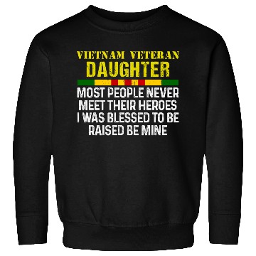 Discover US Army Vietnam Veteran Daughter Sweatshirts