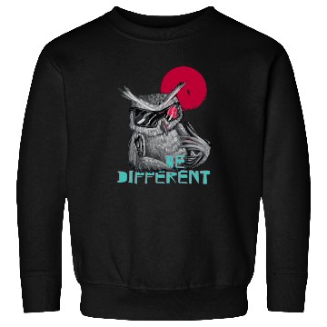 Discover Be different owl - unique & special Sweatshirts