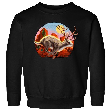 Discover Jackalope Cryptid Rabbit Sweatshirts