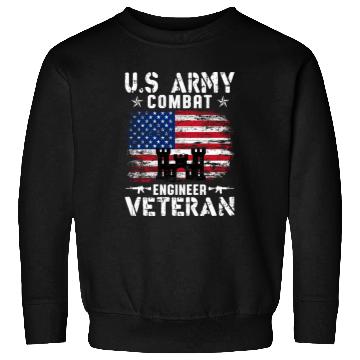Discover US Army Combat Engineer Veteran Sweatshirts