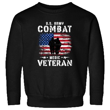 Discover US Army Combat Medic Veteran Sweatshirts