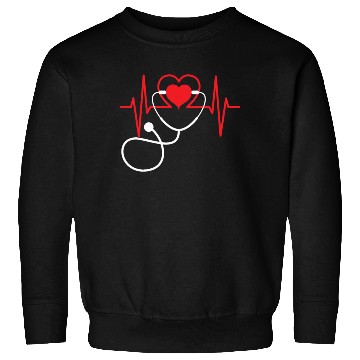 Discover Funny Heart Beats Nurse Nursing Doctor Medical Sweatshirts
