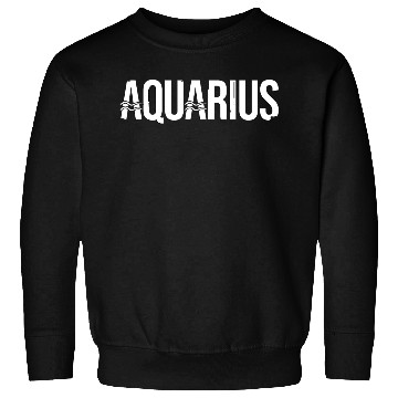 Discover Zodiac Symbol Sign Aquarius Sweatshirts