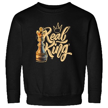 Discover Royal Chess: Real King Sweatshirts