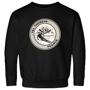 Discover Val Thorens France Vintage Skiing Sweatshirts