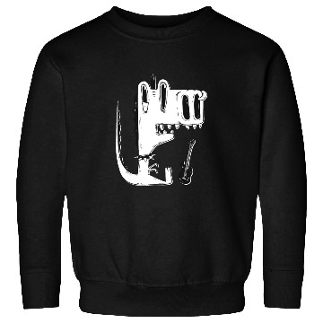 Discover T Rex Dinosaur Guitar Sweatshirts