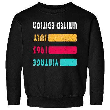 Discover July 1963 Anniversary July 1963 July Sweatshirts