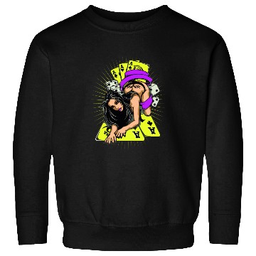 Discover Sexy Girl Game Card Sweatshirts