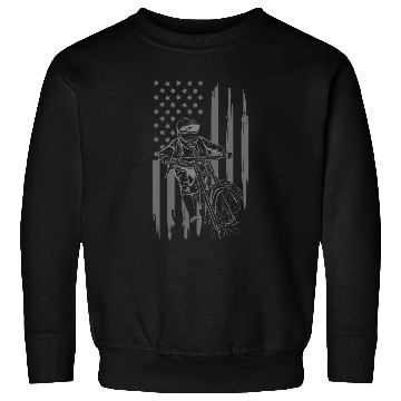 Discover Mountain Bike Usa Flag Sweatshirts