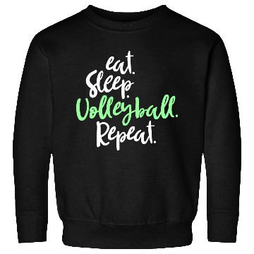 Discover Eat Sleep Volleyball Repeat funny volleyball Sweatshirts